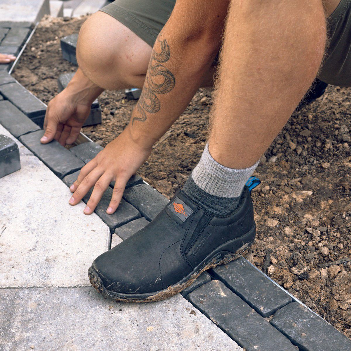 Men's Jungle Moc Leather SR Work Shoes | Merrell sale