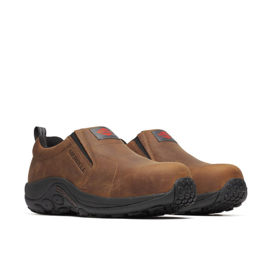 Men - Jungle Moc Leather Hi-Vis Carbon Fiber Low Wide Width - Slip Ons | Merrell sale