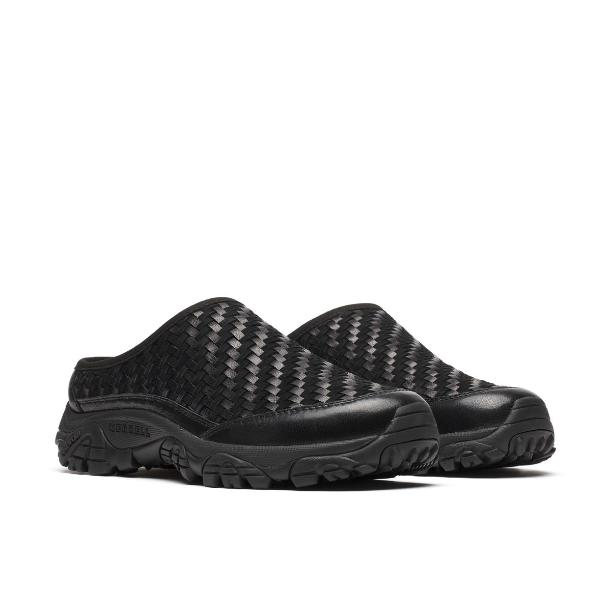 Unisex Moab 2 Slide Leather Woven 1TRL Casual Slip Ons | Merrell online