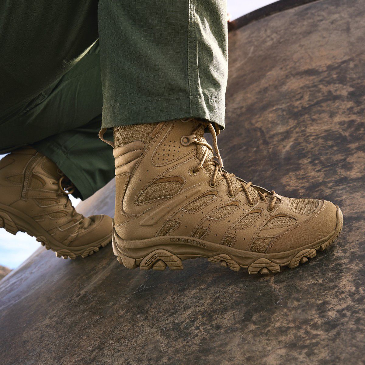 Men's Moab 3 8" Tactical Zip Waterproof Boot | Merrell sale