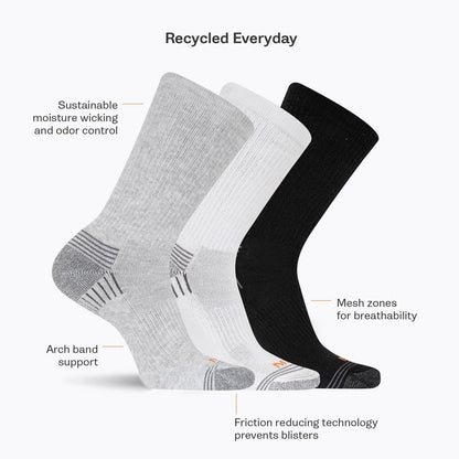 Recycled Everyday Crew Sock 3 Pack - Socks | Merrell online shop